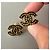 Chanel Boucles d'oreilles CC Métal Doré - vue 9
