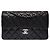 Bolsa CHANEL Timeless/Classique em Couro Preto - 104013 - vista 13