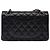 Bolsa CHANEL Timeless/Classique em Couro Preto - 104013 - vista 3