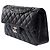 Bolsa CHANEL Timeless/Classique em Couro Preto - 104013 - vista 4