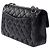 Bolsa CHANEL Timeless/Classique em Couro Preto - 104013 - vista 5