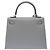 Hermès Bolsa HERMES Kelly 25 em Couro Cinza - 104004 - vista 4