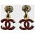 Pendientes Chanel bordeaux - vista 2
