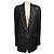 Dries Van Noten Blazer Jacke aus Black Metallic Shimmer Lurex Jacquard