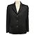 Nili Lotan Black Tailored Three Button Wool Jacket