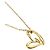 Collar Louis Vuitton chapado en oro con colgante Fall in Love - vista 7