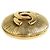 Broche redondo Chanel CC Gold Plated - vista 7