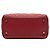 Borsa Lady Dior Medium in pelle d'agnello Cannage rossa con borchie - vista 3