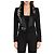 Balmain, americana corta negra adornada - vista 5