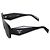 Prada Black Acetate Symbole Sunglasses SPR B18 - view 4