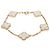 Bracciale Vintage Alhambra Van Cleef & Arpels in Oro Giallo e Madreperla
