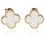 Orecchini Van Cleef & Arpels Yellow Gold Mother Of Pearl Vintage Alhambra