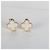 Orecchini Van Cleef & Arpels Yellow Gold Mother Of Pearl Vintage Alhambra - vista 5