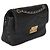 Gabrielle Borsa Chanel Medium Paris-Seoul Pagoda in pelle d'agnello nera chevron - vista 4