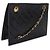 Chanel Vintage Timeless Small Schultertasche aus schwarzem gestepptem Lammleder - Ansicht 2