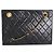 Chanel Vintage Timeless Small Schultertasche aus schwarzem gestepptem Lammleder - Ansicht 3