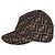 Fendi Tobacco Red FF Reloaded Canvas Baseball Hat - view 3