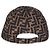 Fendi Tobacco Red FF Reloaded Canvas Baseball Hat - view 4
