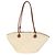 Cesto Tote Small Anagram Loewe em pele de vitela Natural Tan e ráfia - vista 2