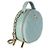 Chanel Vanity Case Round Handle With Care in pelle Caviar matelassé Verde Chiaro - vista 4