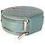 Chanel Vanity Case Round Handle With Care in pelle Caviar matelassé Verde Chiaro - vista 7