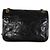 Autre Marque Borsa Saint Laurent Mini Niki in pelle di vitello matelassé nera stropicciata con catena - vista 2