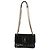 Autre Marque Borsa Saint Laurent Mini Niki in pelle di vitello matelassé nera stropicciata con catena - vista 5