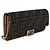 Fendi Brown FF Jacquard Canvas Baguette Wallet On Chain - Ansicht 4