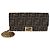 Fendi Brown FF Jacquard Canvas Baguette Wallet On Chain - Ansicht 8