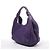 Borsa a tracolla Bottega Veneta Campana in pelle Intrecciato Viola - vista 2