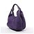 Borsa a tracolla Bottega Veneta Campana in pelle Intrecciato Viola - vista 3