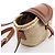 Chloé Borsa a tracolla Chloe Marcie Small in rafia x pelle Beige × Brown - vista 4