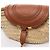 Chloé Borsa a tracolla Chloe Marcie Small in rafia x pelle Beige × Brown - vista 6