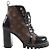 Botines Louis Vuitton Star Trail Monogram & Leather en Brown x Black MA0159, Talla EU 38
