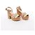 Sandali Jimmy Choo Deven in pelle x tessuto, Beige, Taglia EU 37 - vista 2