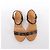 Sandali Chanel Coco Mark in pelle con cinturino a catena Marrone x Nero, Taglia EU 36.5 - vista 5