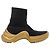 Louis Vuitton Archlight Sock High Top Sneaker Black × Gold CL1128, Talla EU 41