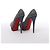 Décolleté aperte Christian Louboutin Spike Studs in denim Navy x Silver, Taglia EU 40 - vista 5