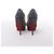 Décolleté aperte Christian Louboutin Spike Studs in denim Navy x Silver, Taglia EU 40 - vista 6