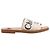 Chloé Sandali Chloe Woody in tessuto Beige 223252, Taglia EU 37