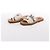 Chloé Sandali Chloe Woody in tessuto Beige 223252, Taglia EU 37 - vista 4