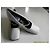 Autre Marque Loris Pearl Grey Leather Block Heel Pumps - view 4