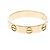 Anillo Cartier Mini Love en oro rosa - vista 2