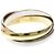 Cartier Trinity Ring aus Weiß-, Gelb- und Roségold - Ansicht 6