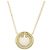 Autre Marque Collar Tiffany T TWO Circle con diamantes Modelo Mini