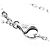 Collana a catena Cartier in oro bianco 18K - vista 2