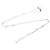 Collana a catena Cartier in oro bianco 18K - vista 7