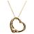 Autre Marque Collar Tiffany Open Heart en oro rosa