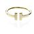 Autre Marque Anillo Tiffany T Wire en oro amarillo de 18K
