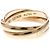 Anillo Cartier Trinity en oro rosa blanco y amarillo - vista 8